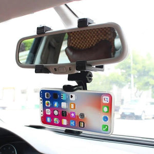 SOPORTE DE CELULAR UNIVERSAL 360 PARA RETROVISOR