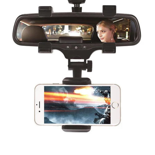 SOPORTE DE CELULAR UNIVERSAL 360 PARA RETROVISOR