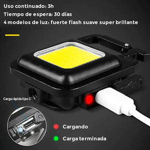 MINI LINTERNA LED LLAVERO RECARGABLE