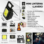 MINI LINTERNA LED LLAVERO RECARGABLE